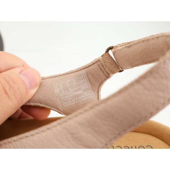 Clarks Merliah Bonita Sandal Women's Size 8.5 Blush Beige Strappy Low Wedge - Picture 12 of 12